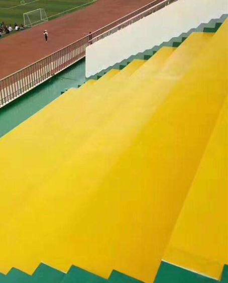 咸宁球场台阶翻新修补改造